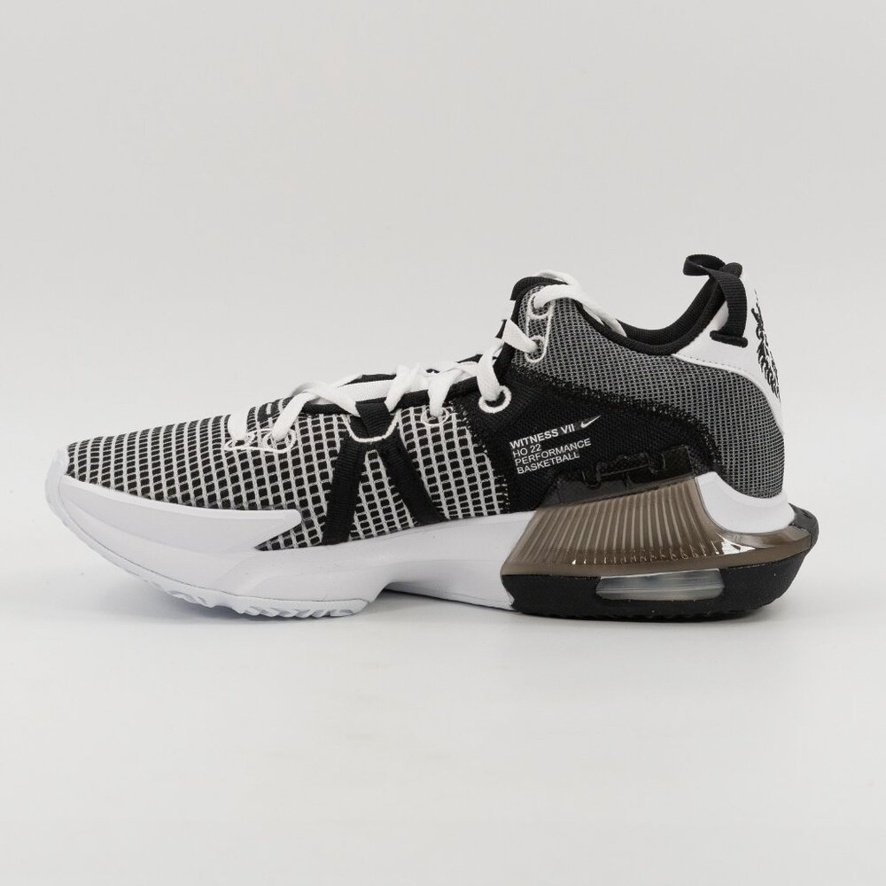 Nike LeBron Witness 7 'White Black' DM1123-100 Basketball size 9.5 - Picture 2 of 9